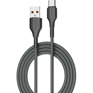 USB-A to USB-C Cable Beline 25W 2 m, black