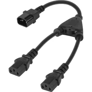 Computer Cable Splitter LP KPO2773 — socket to 2× plugs