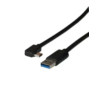 Кабель USB 3.2 Gen 1 ADAPTEC EBUSBC-USBC5GAK.3 — 3 м, USB A на USB C, 5 Гбит/с, чёрный