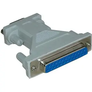 Serial adapter cable Logo DB-9 to DB-25, gray (68011)