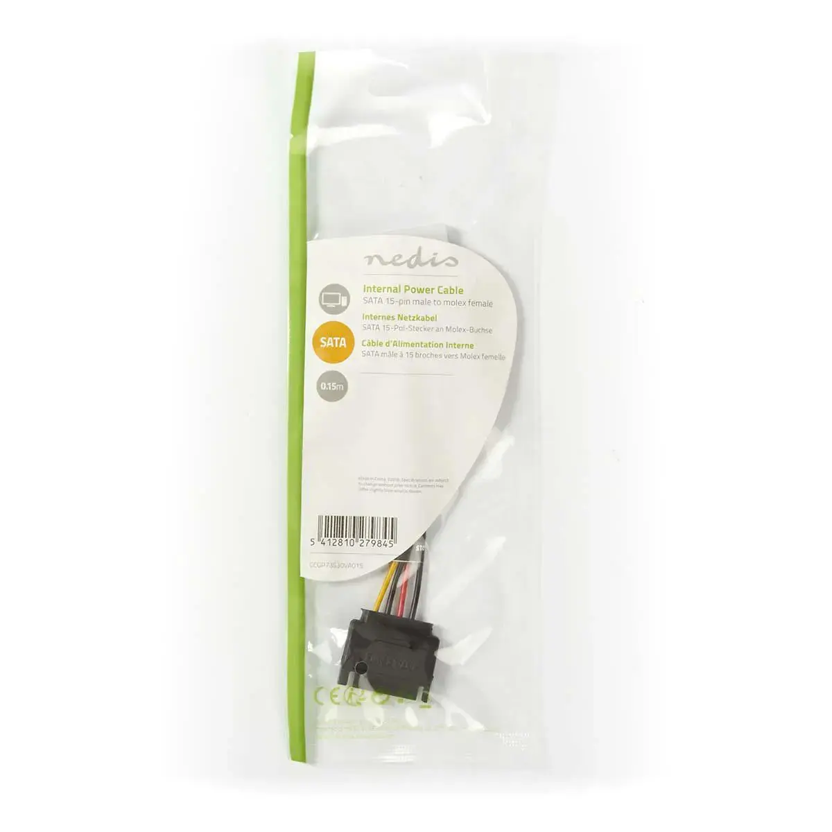 DELOCK CCGP73530VA015 internal SATA-to-Molex power cable Photo 4