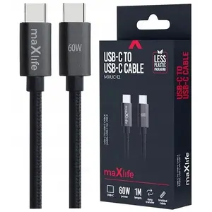 USB-C to USB-C cable Techonic MXUC-12 1.0 m 60W black