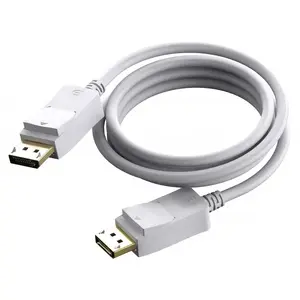 ADAPTEC Vision TC 2MDP8K DisplayPort kabelis 2 m, DisplayPort uz DisplayPort, diametrs 7.3 mm, balts