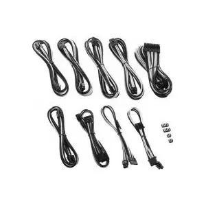 CableMod cable kit ZUAD-926 — black and white modular PC power cables