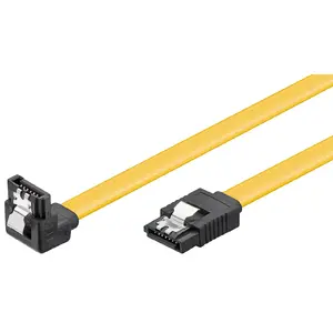 Кабель данных SATA Diverse Goobay PC Data Cable 6 Гбит/с 0,3 м с 90° защёлкой SATA 7-контактный—SATA 7-контактный
