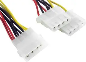 Internal power splitter cable GEMBIRD CCPSU1 — Molex 4-pin male to female, internal PC power splitter