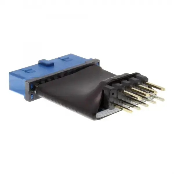 Iekšējais USB 3.0 uz USB 2.0 adapteris Intos 19‑pin Photo 2