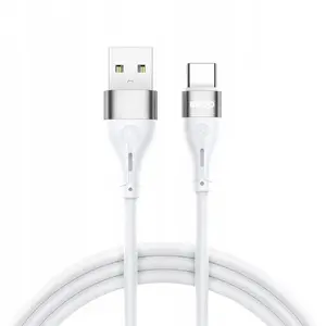USB to USB-C Cable 1m 3A Minimalist Silicone White, No name X280C