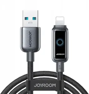 USB-A to Lightning Cable Joyroom StarFlight S-A55 3A 1.2 m — black