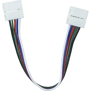 ORNO LED RGBW Connector 12mm, Two-sided, with Cable (AD-TL-6499/Z-P-Z/RGBW)