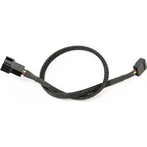 Watercool 4-pin — 4-pin kabelis 0,3 m, melns (modelis 60314)