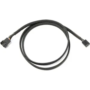 Watercool 4-pin uz 4-pin PWM pagarinājuma kabelis, 0.9 m, melns (60316)