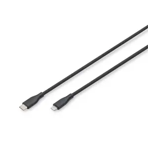 Cable USB-C to Lightning DIGIT 0.5 m, silicone, 60 W, 20 V / 3 A, MFi