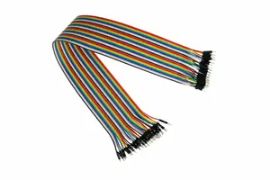 Jumper wire Alcasa JW40-040MM — solid tip, breadboard lead, 40 cm, 1 pc, multicolour