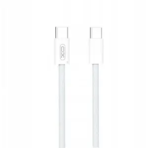 USB-C uz USB-C kabelis XO NB-Q260A, 1 m, 60W, PD, balts