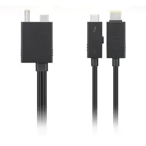 USB graphics adapter Lenovo 4X90U90616 Black — external display adapter, 89 g