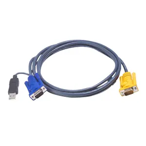 USB KVM Cable ATEN 1.8 m — VGA video, black, model 2L5202UP
