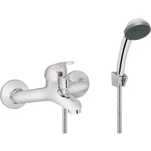 Ванно́вая настенная батарея INVENA Mitris BW-79-KPL-Q, хром