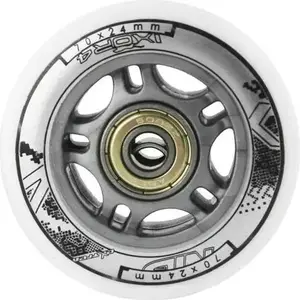 Riteņi Nils Extreme PU 76x24 mm 82A balti