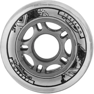 Wheels Nils Extreme PU 72x24 mm 82A transparent — replacement skate wheels (16-30-015)