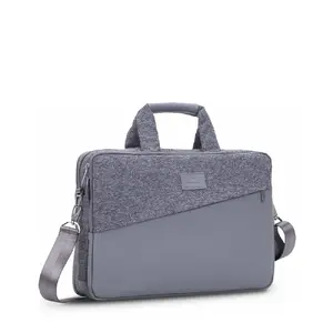 Сумка-мессенджер для ноутбука Rivacase 7930, для экранов 38,1 см (15"), полиэстер/полиуретан, плечевой ремень, серый