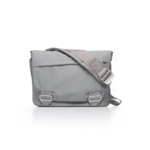 Messenger laptop case BlueLounge US-MB-02-GR for 38.1 cm (15") laptops, grey, shoulder strap