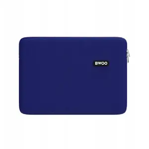 Laptop sleeve bag BWOO BO-CB62DB for 15" notebooks, neoprene, navy blue