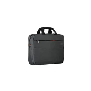 Toploader somiņa portatīvajam datoram Addison Technology 307014, 35.8 cm (14.1"), poliesters, 2 nodalījumi, pleca siksna, pelēka