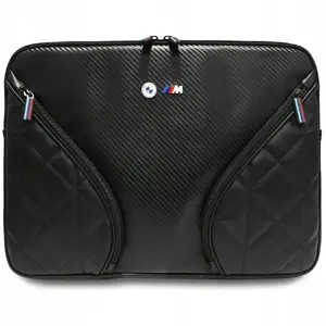 Laptop sleeve BMW Carbon Pockets & Metal Logo Sleeve 16" black — BMW model BMW939
