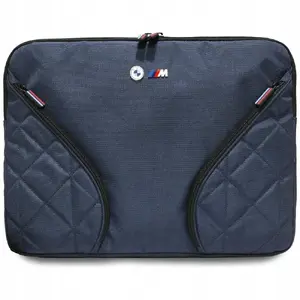 Laptop sleeve BMW Nylon Pockets & Metal Logo Sleeve 16" navy — BMW940