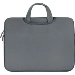 Hurtel laptop bag and sleeve 14" universal case, gray — organizer for laptop and tablet