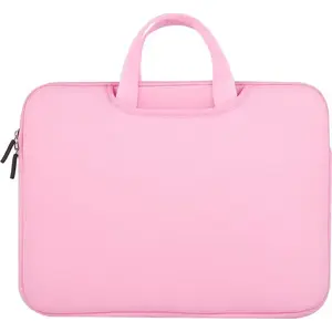 Portatīvā datora soma Hurtel universāls 15,6'' klēpjdatora un planšetdatora futrālis ar organizatoru, rozā