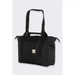 Portatīva datora tote soma Carhartt Classic Laptop Tote BLACK — polsterēta klēpjdatora nodalījuma, plecu siksnas, rāvējslēdzējs