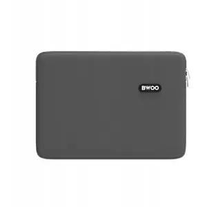 Laptop bag BWOO BO-CB62GR for 15" laptops, grey, protective sleeve