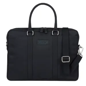 Портфель для ноутбука d bramante Fifth Avenue 15" — экокожа, полиэстер, 941 г, 2 передних кармана
