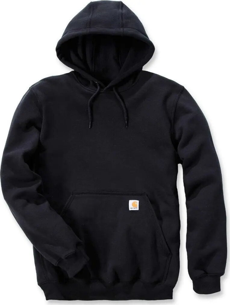 Kapucēta džemperis Carhartt Midweight K121 melns