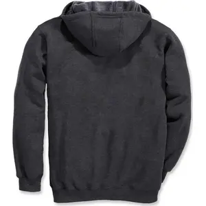 Sporta džemperis ar rāvējslēdzēju un kapuci Carhartt Midweight Hooded ZIP Carbon, vidēja biezuma, garās piedurknes, priekšējā rāvējslēdzēja