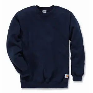 Толстовка Carhartt Midweight Crewneck New Navy, модель K124.472.S005, средний вес, хлопковая смесь