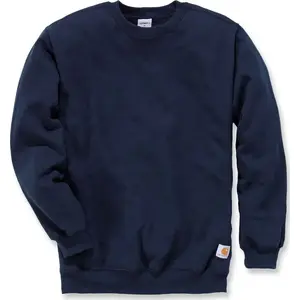 Hūdijs Carhartt Midweight Crewneck, zīmols Carhartt, modelis Midweight Crewneck, krāsa New Navy, vīriešu džemperis