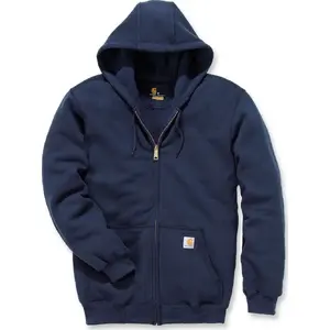 Толстовка на молнии с капюшоном Carhartt Midweight Hooded Zip Navy – Carhartt K122.472.S007