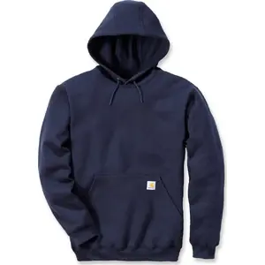 Толстовка с капюшоном Carhartt Midweight K121.472 Navy - хлопковая смесь, пуловер, обычный крой
