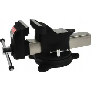 Bench Vise Tvardy Professional 5" (125 mm) model 25GW — cast steel, single-screw