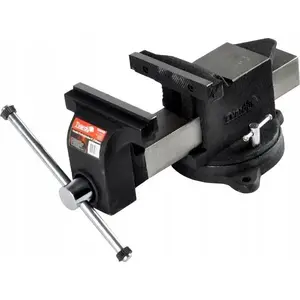 Bench Vise Tvardy Professional 6" (150 mm) model T00202, hardened steel jaws