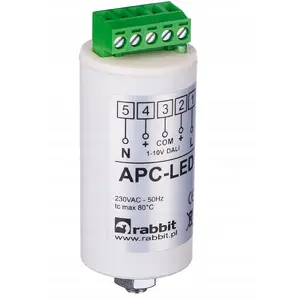 Time relay Rabbit APC-LED 1–10V / DALI RABB7012G3W5, autonomous dimming interface