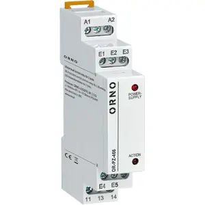 Water level control relay module ORNO OR-PZ-466 for 2 tanks, 1-module, supply 24–240 V AC/DC