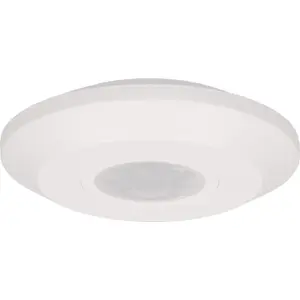Датчик движения ORNO MINI PIR 800W 360° ультратонкий IP20 белый (OR-CR-258)