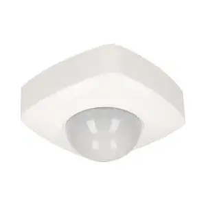 Датчик движения ORNO OR-CR-255 — 360° обзор, зонный режим, IP65, 2000W, белый