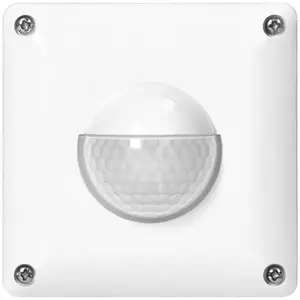 Датчик движения ORNO OR-CR-270/W, 2 и 3‑проводной, угол 190°, IP65, 500W, до 20 м, для монтажной коробки, белый