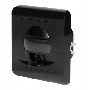 Motion sensor ORNO OR-CR-261/B — 2‑wire 160° IP20, 300W, flush-mount, black, 5-year warranty