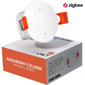 Датчик присутствия и освещённости RTX T160 230В ZigBee (Tuya) для обнаружения движения и уровня света